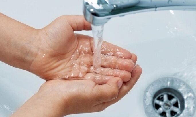 ձեռքի լվացումը ՝ որպես մակաբույծների վարակման կանխարգելում